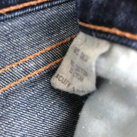 J Brand Dark Wash Straight Bootcut Jeans Size 28 Low Rise Y2K Denim - Picture 10 of 10